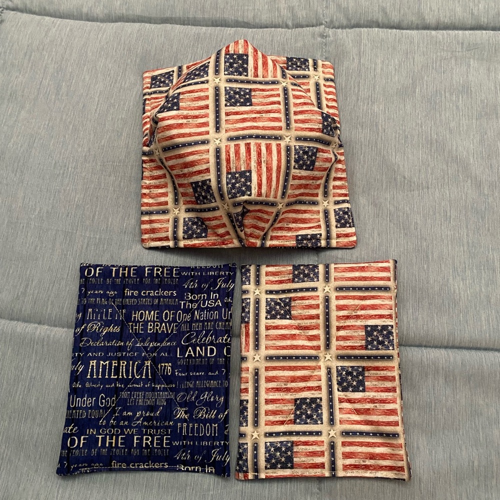 Patriotic Hot Pads & Cozy